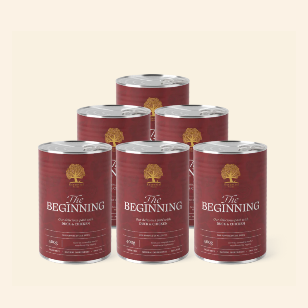 The Beginning Pâté (eend en kip), 400gr x 6