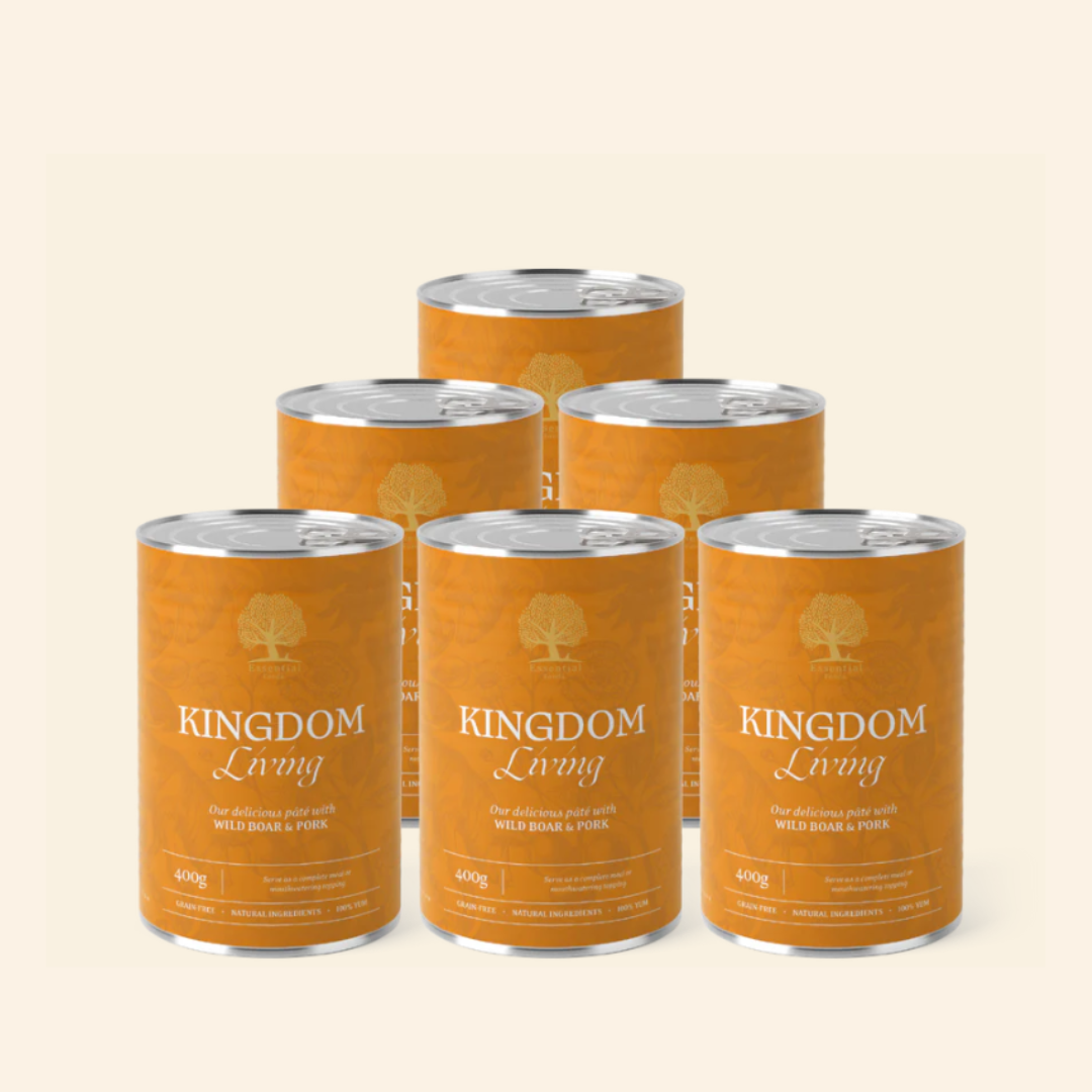 Kingdom Living Pâté (wilde zwijn, varken), 400gr x 6